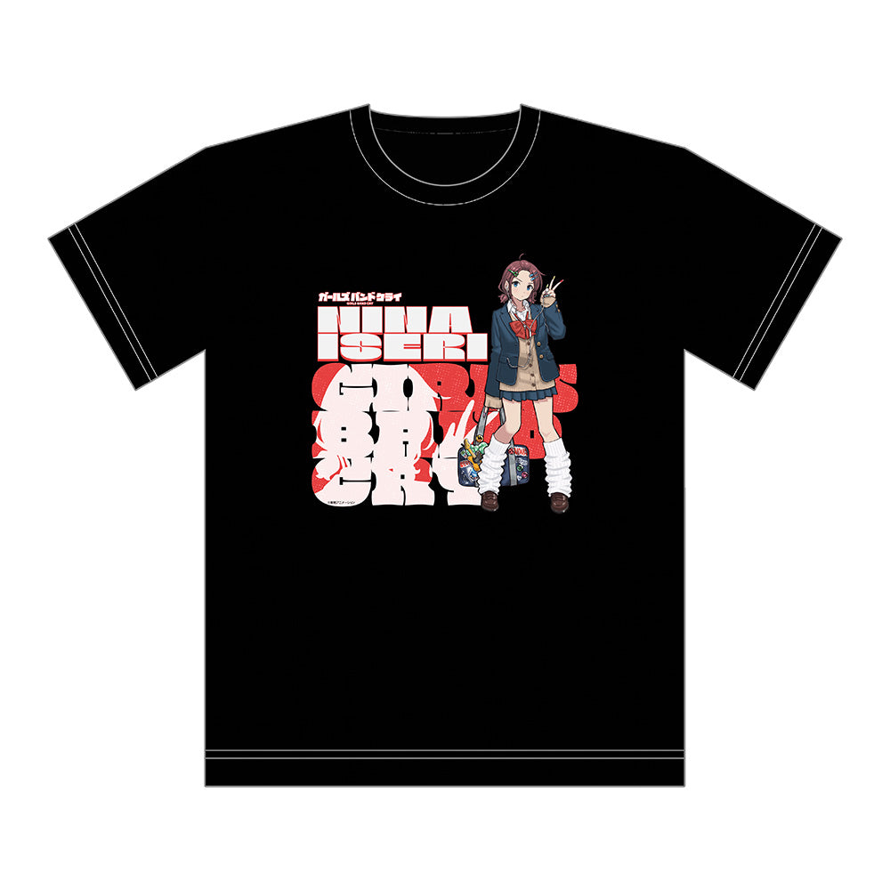 ガールズバンドクライ 描き下ろしTシャツ(井芹仁菜/平成ギャル)Mサイズ - 公式商品画像 | AniSmile