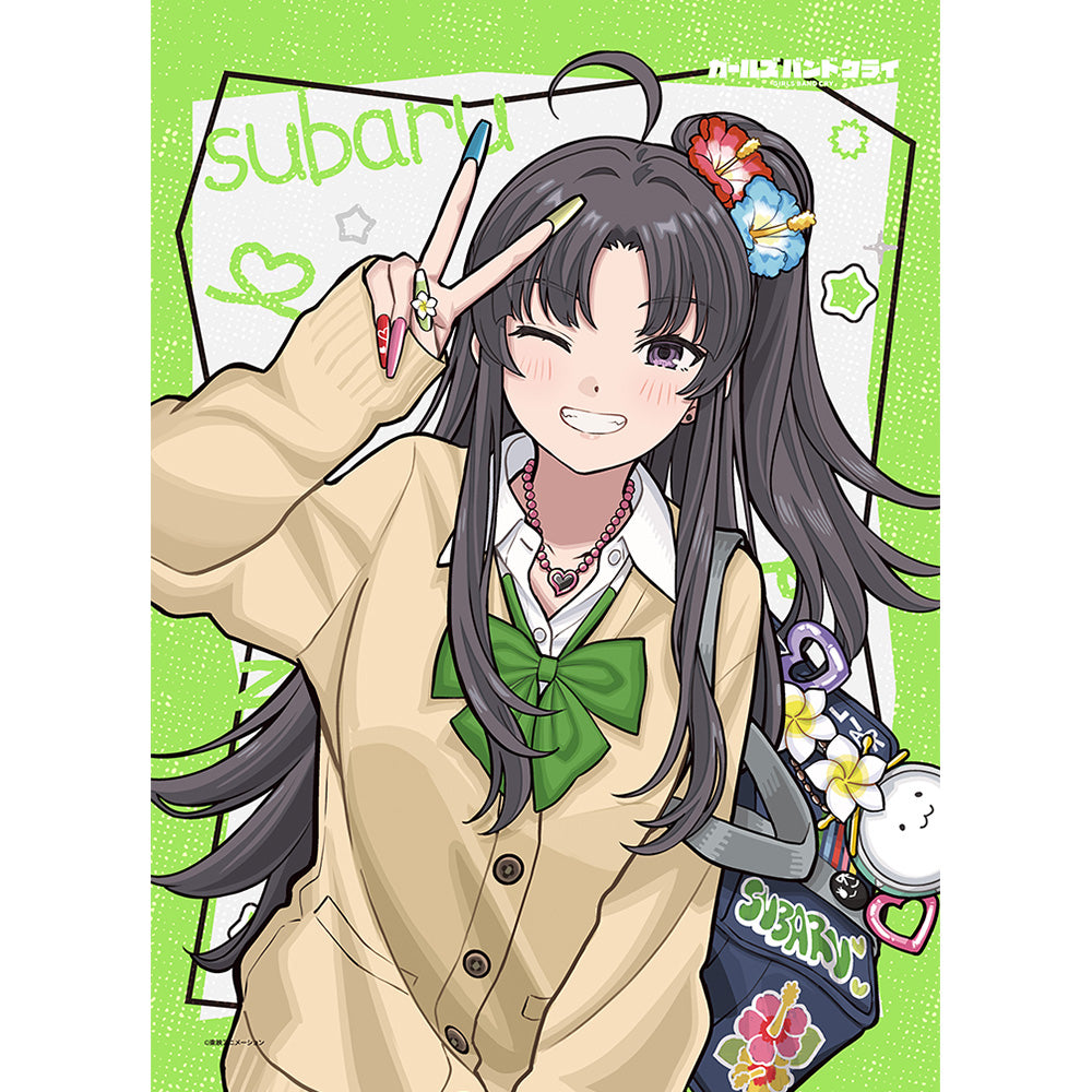 ガールズバンドクライ 描き下ろしB2タペストリー(安和すばる/平成ギャル)Wスエード - 公式商品画像 | AniSmile