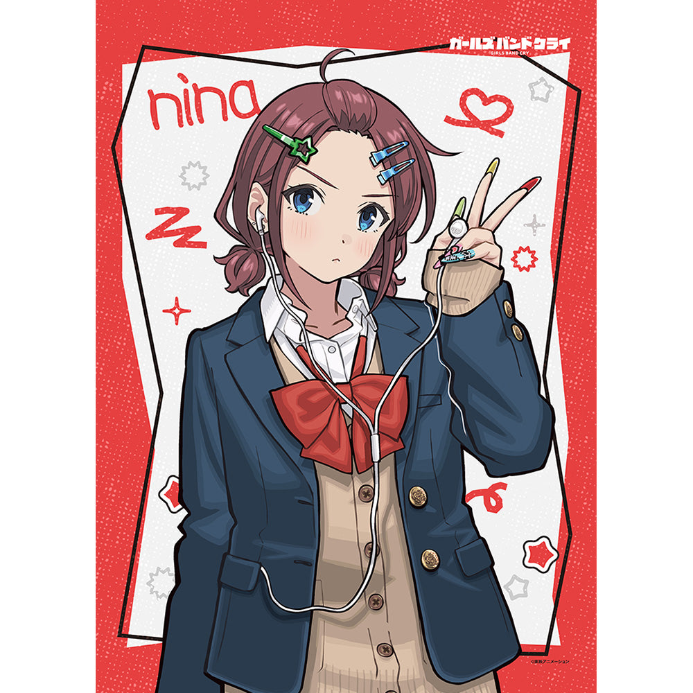 ガールズバンドクライ 描き下ろしB2タペストリー(井芹仁菜/平成ギャル)Wスエード - 公式商品画像 | AniSmile