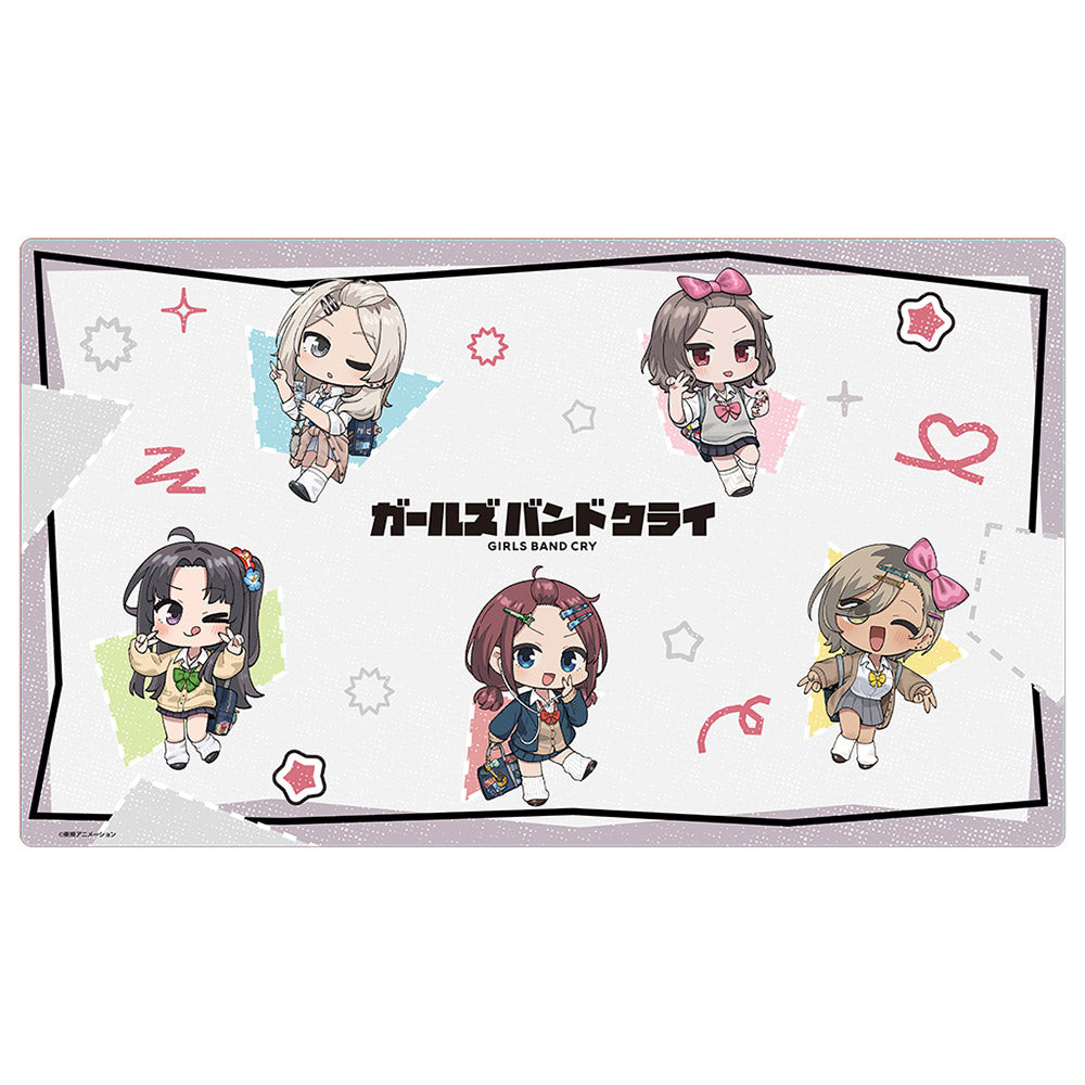 ガールズバンドクライ ラバーマット(ミニキャラ/平成ギャル) - 公式商品画像 | AniSmile