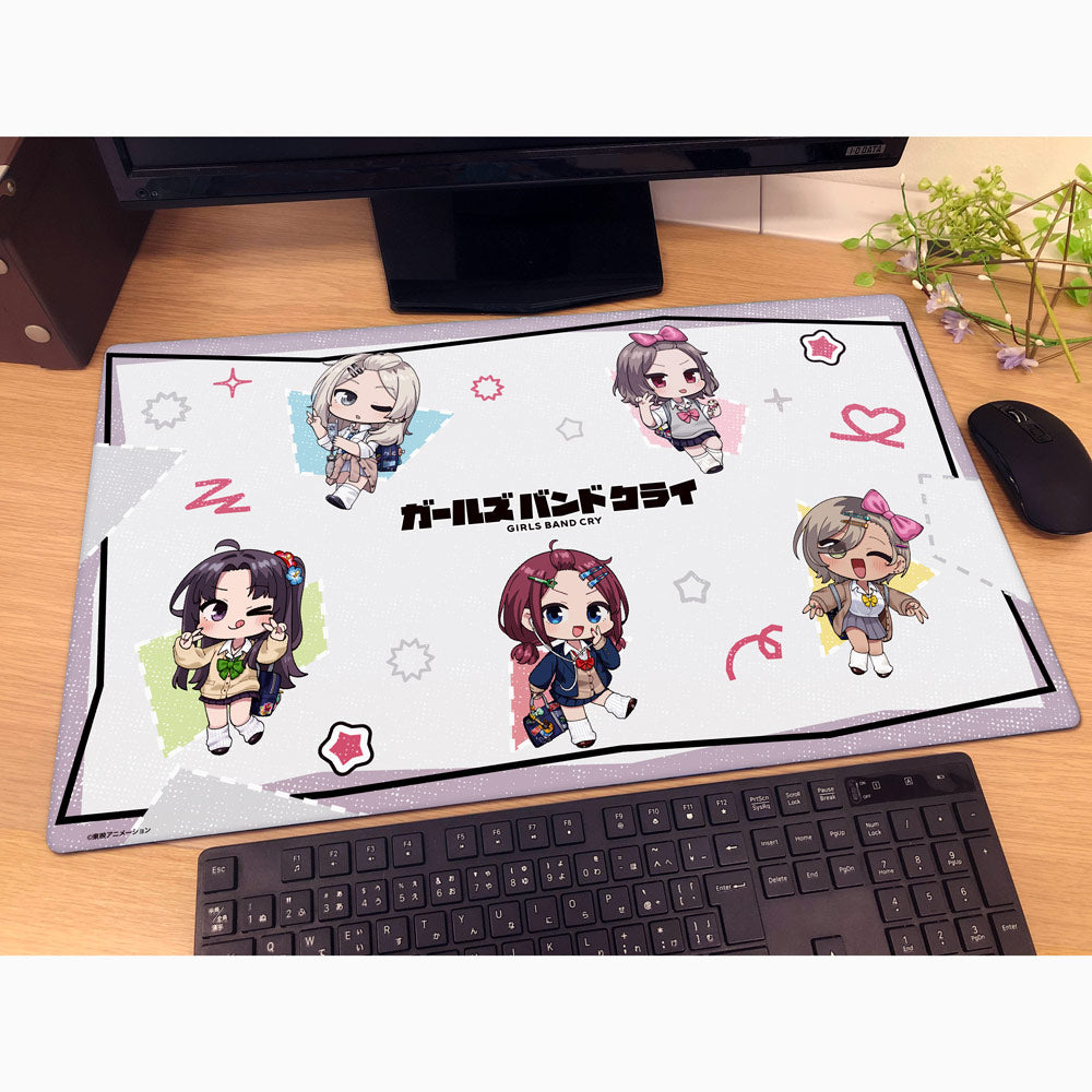 ガールズバンドクライ ラバーマット(ミニキャラ/平成ギャル) 画像 2 | AniSmile
