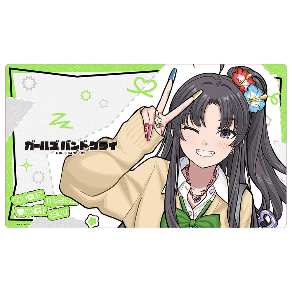 ガールズバンドクライ 描き下ろしラバーマット(安和すばる/平成ギャル) - 公式商品画像 | AniSmile