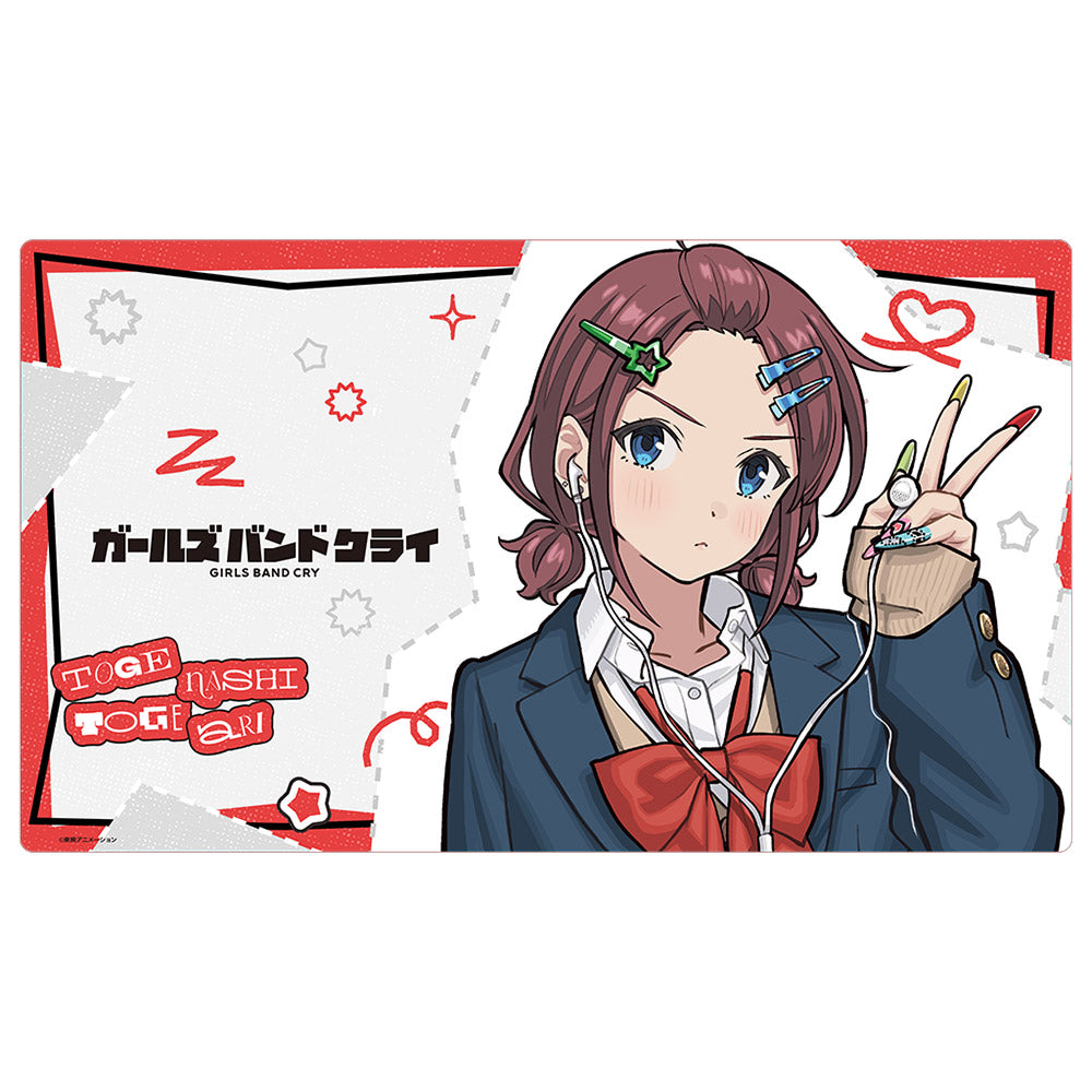 ガールズバンドクライ 描き下ろしラバーマット(井芹仁菜/平成ギャル) - 公式商品画像 | AniSmile