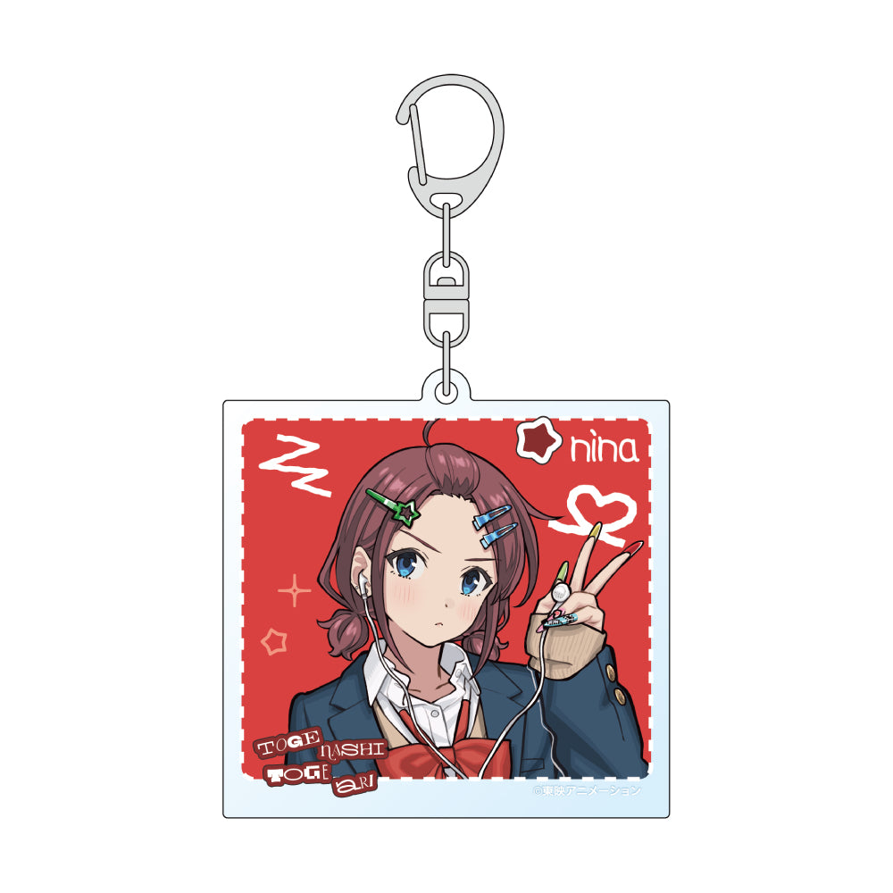 ガールズバンドクライ 描き下ろしアクリルキーホルダー(井芹仁菜/平成ギャル) - 公式商品画像 | AniSmile