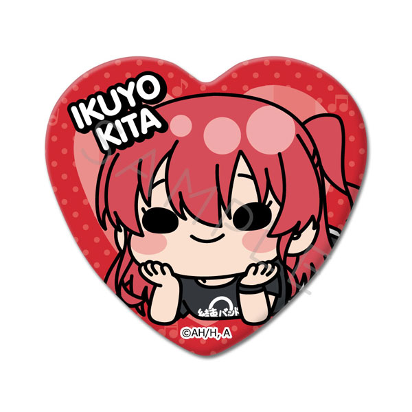 アニメ「ぼっち・ざ・ろっく!」第5弾 ハート型缶バッジ ID(喜多郁代) - 公式商品画像 | AniSmile