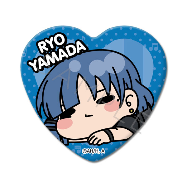 アニメ「ぼっち・ざ・ろっく!」第5弾 ハート型缶バッジ IC(山田リョウ) - 公式商品画像 | AniSmile