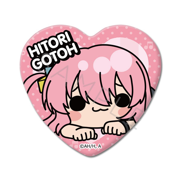 アニメ「ぼっち・ざ・ろっく!」第5弾 ハート型缶バッジ IA(後藤ひとり) - 公式商品画像 | AniSmile