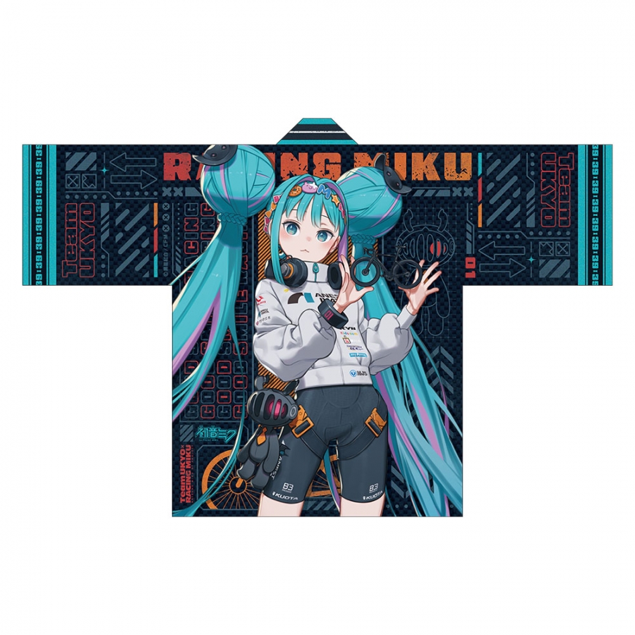 初音ミク レーシングミク 2026 TEAM UKYO 応援Ver. フルグラフィックハッピ 画像 3 | AniSmile