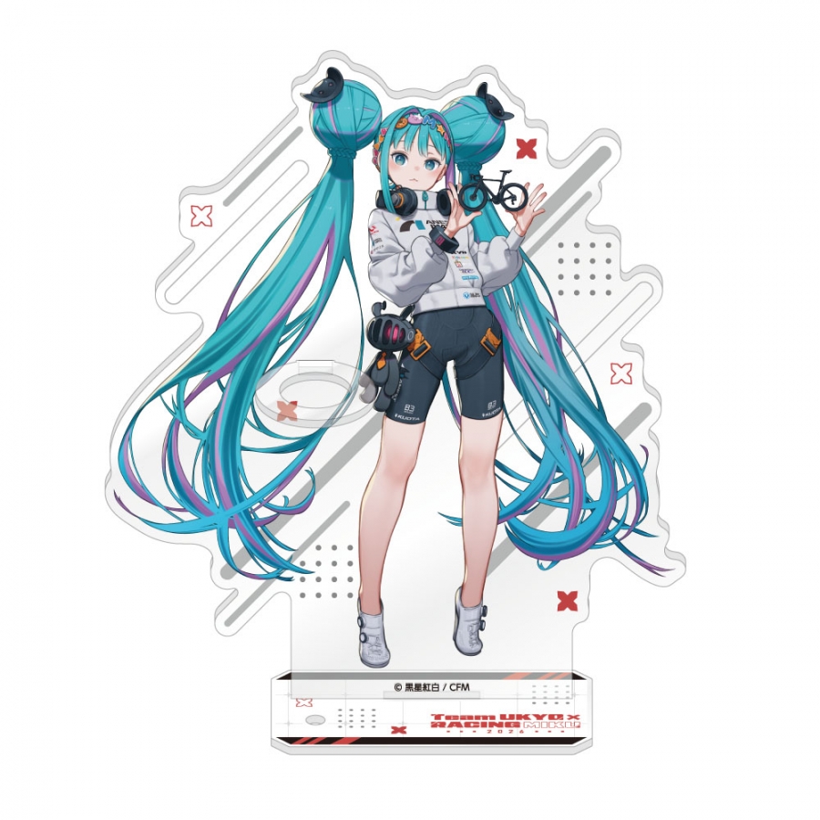初音ミク レーシングミク 2026 TEAM UKYO 応援Ver. アクリルペンスタンド - 公式商品画像 | AniSmile