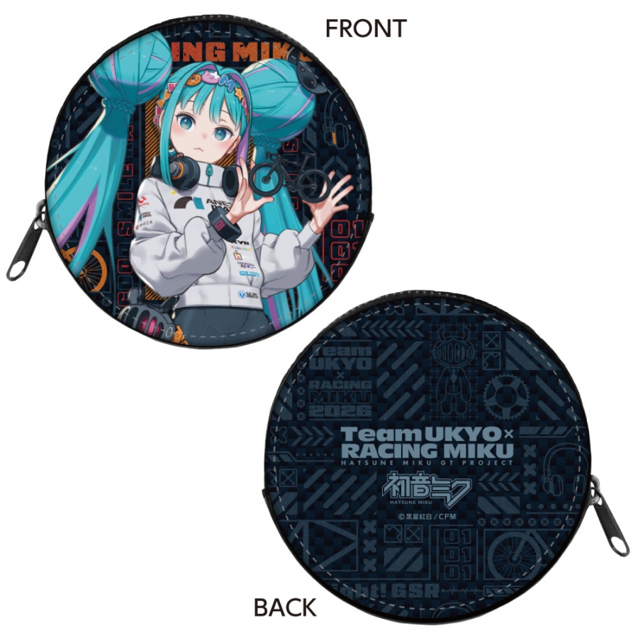 初音ミク レーシングミク 2026 TEAM UKYO 応援Ver. コインケース - 公式商品画像 | AniSmile