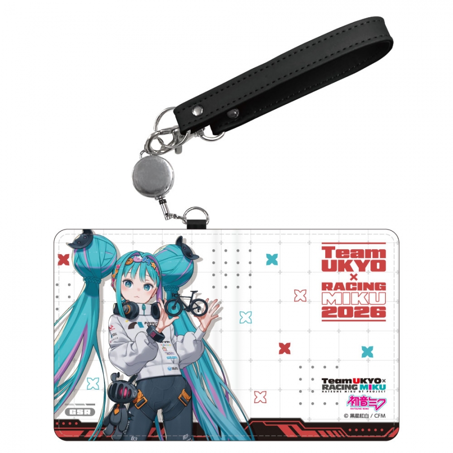 初音ミク レーシングミク 2026 TEAM UKYO 応援Ver. パスケース - 公式商品画像 | AniSmile