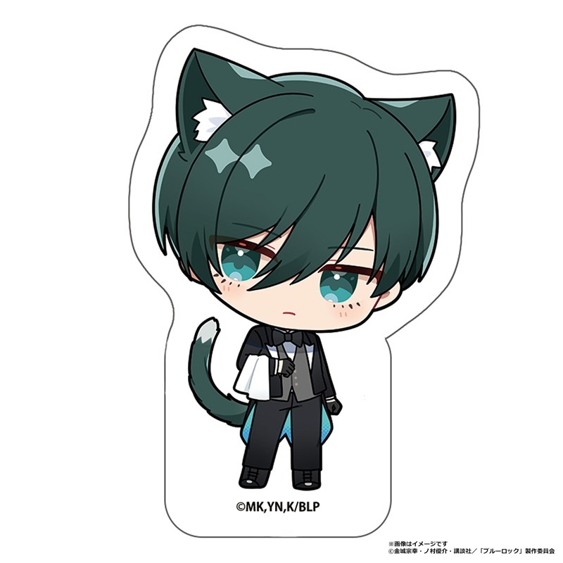 ブルーロック トレーディング ミニアクリルブロックスタンド(ねこ執事) 画像 3 | AniSmile