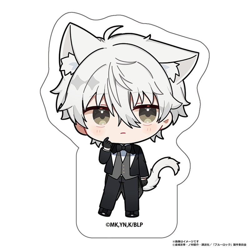 ブルーロック トレーディング ミニアクリルブロックスタンド(ねこ執事) 画像 4 | AniSmile