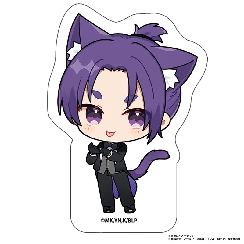 ブルーロック トレーディング ミニアクリルブロックスタンド(ねこ執事) 画像 5 | AniSmile
