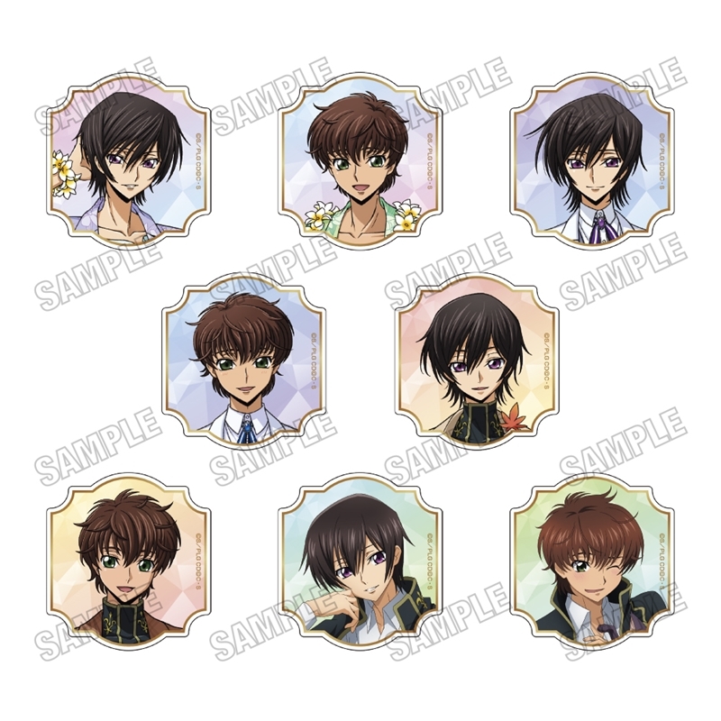 「コードギアス 反逆のルルーシュ」 アクリルバッジコレクション - 公式商品画像 | AniSmile