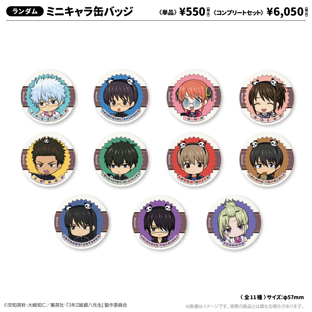 『3年Z組銀八先生』 ミニキャラ缶バッジ 修学旅行ver. - 官方商品图片 | AniSmile