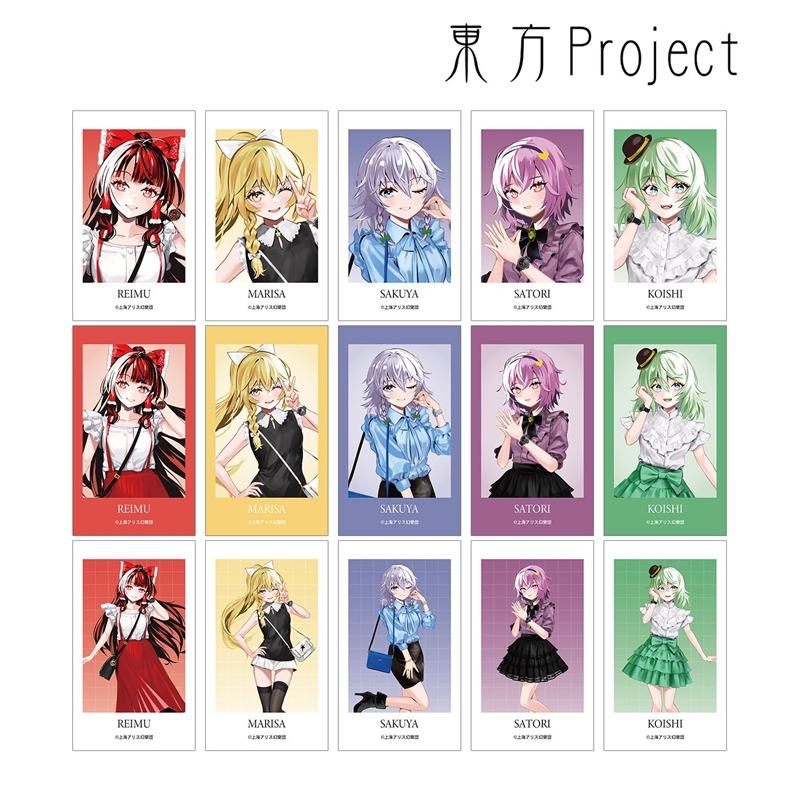 東方Project 松本能人イラスト ウォッチコーデver. トレーディングAni-Frame(単位/単品) - 公式商品画像 | AniSmile