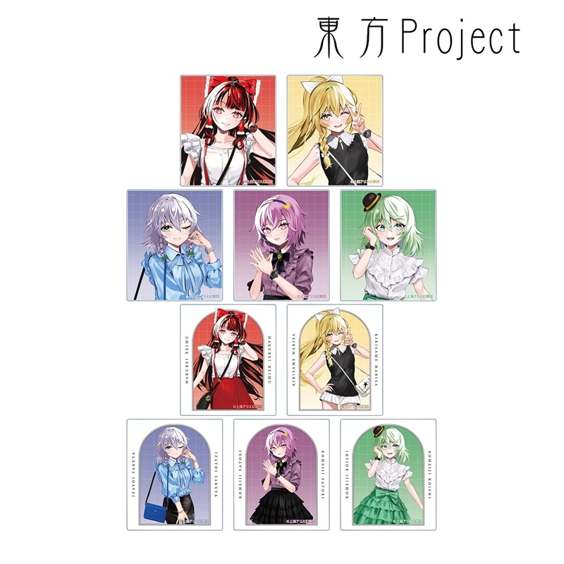 東方Project 松本能人イラスト ウォッチコーデver. トレーディングアクリルカード(単位/単品) - 公式商品画像 | AniSmile
