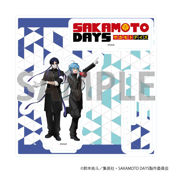 アクリルスタンドプレート「SAKAMOTO DAYS」06/赤尾晶&勢羽真冬 応援団ver.(描き下ろしイラスト) - 公式商品画像 | AniSmile