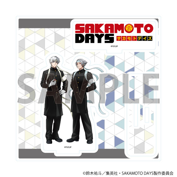 アクリルスタンドプレート「SAKAMOTO DAYS」05/X(スラー)&楽 応援団ver.(描き下ろしイラスト) - 公式商品画像 | AniSmile