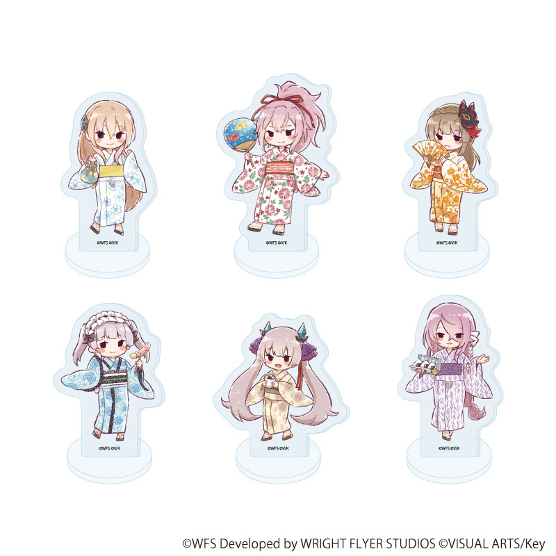 アクリルぷちスタンド「ヘブンバーンズレッド」26/浴衣ver. 第30G部隊 ブラインド(全6種)(グラフアートイラスト) 画像 2 | AniSmile