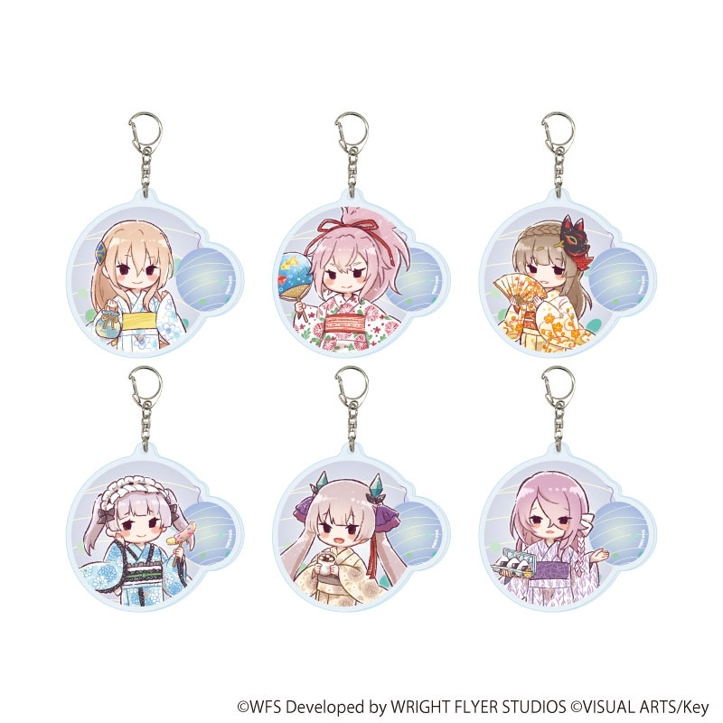 アクリルキーホルダー「ヘブンバーンズレッド」17/浴衣ver. 第30G部隊 ブラインド(全6種)(グラフアートイラスト) 画像 2 | AniSmile