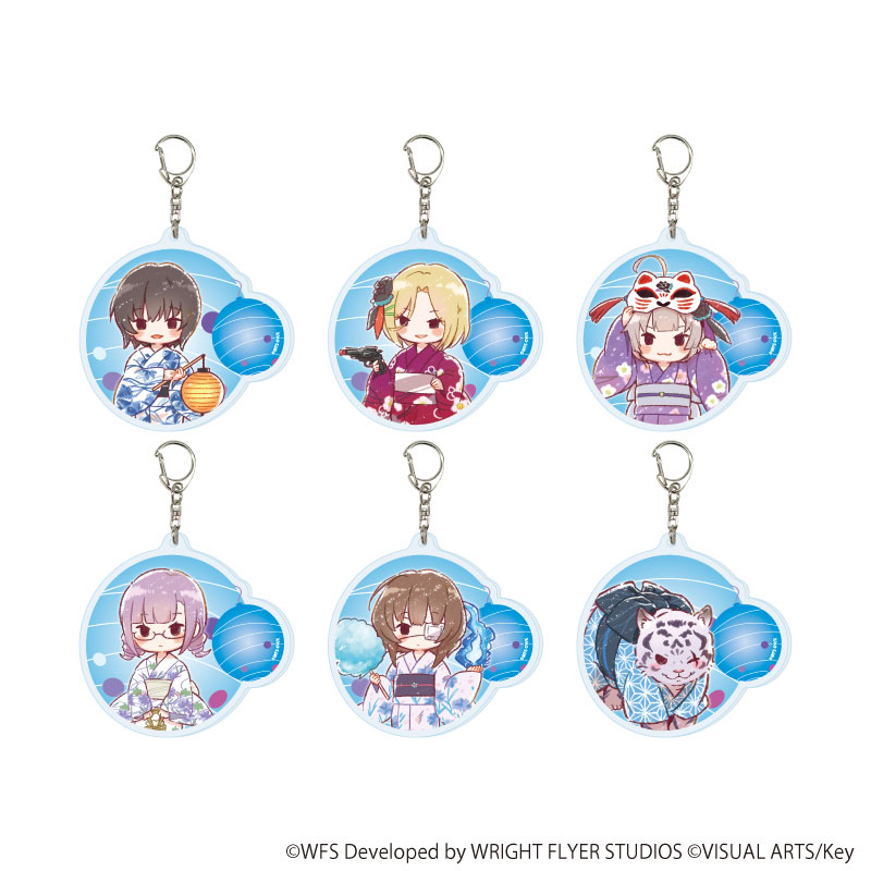 アクリルキーホルダー「ヘブンバーンズレッド」15/浴衣ver. 第31B部隊 ブラインド(全6種)(グラフアートイラスト) 画像 2 | AniSmile