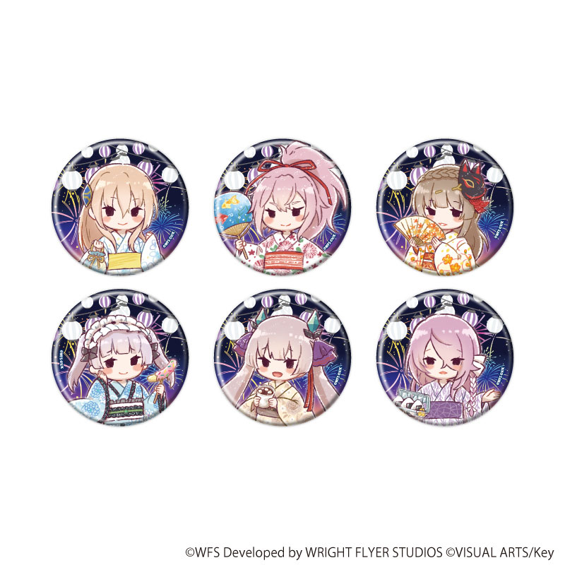 缶バッジ「ヘブンバーンズレッド」25/浴衣ver. 第30G部隊 ブラインド(全6種)(グラフアートイラスト) 画像 2 | AniSmile
