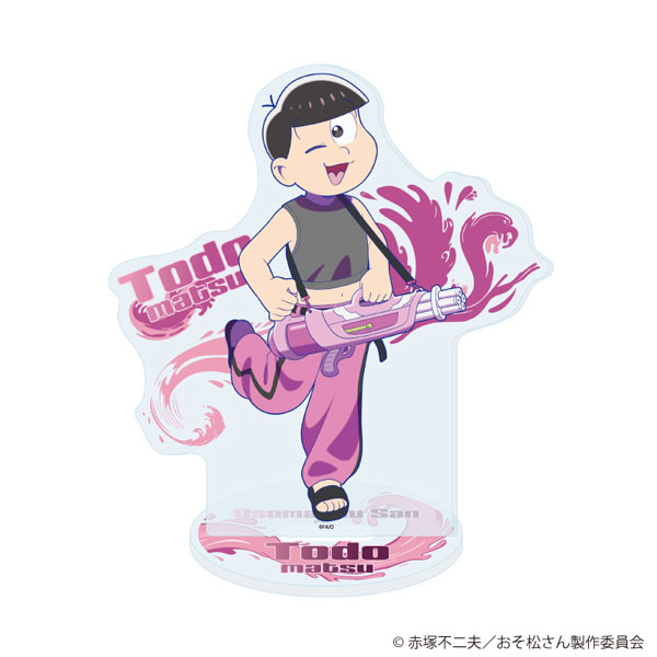 アクリルスタンド「おそ松さん」06/トド松 ウォーターフェスver.(描き下ろしイラスト) - 公式商品画像 | AniSmile