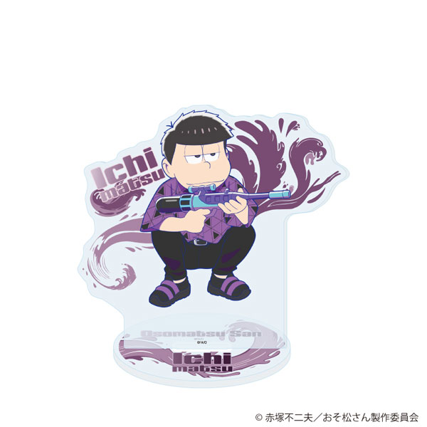 アクリルスタンド「おそ松さん」04/一松 ウォーターフェスver.(描き下ろしイラスト) - 公式商品画像 | AniSmile