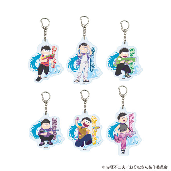 アクリルキーホルダー「おそ松さん」01/ウォーターフェスver. ブラインド(全6種)(描き下ろしイラスト) - 公式商品画像 | AniSmile