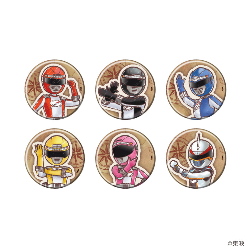 缶バッジ「轟轟戦隊ボウケンジャー」01/ブラインド(全6種)(グラフアートイラスト) - 公式商品画像 | AniSmile