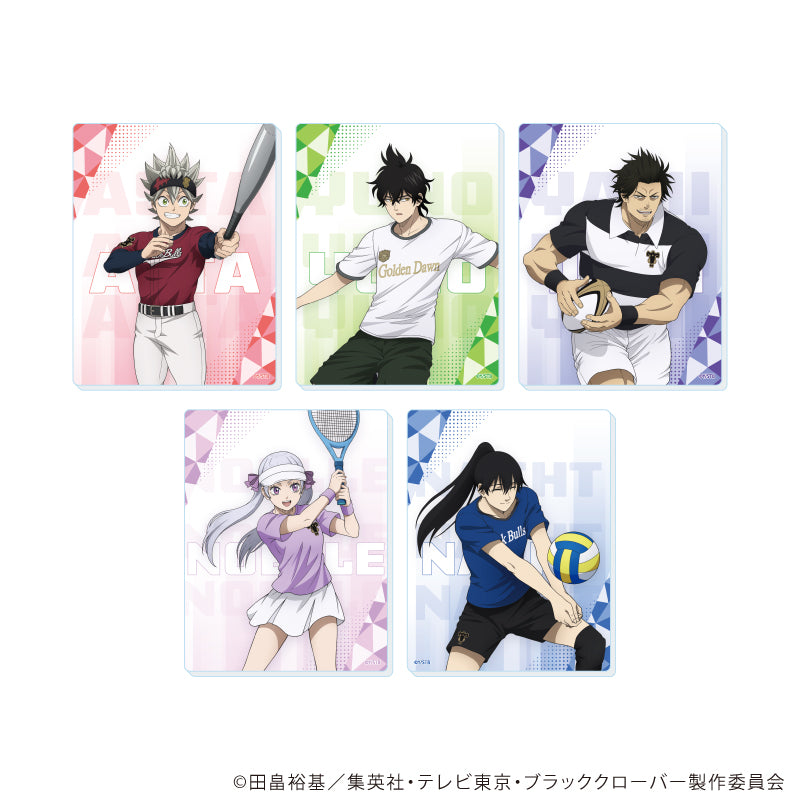 アクリルカード「ブラッククローバー」03/スポーツver. ブラインド(全5種)(描き下ろしイラスト) - 公式商品画像 | AniSmile