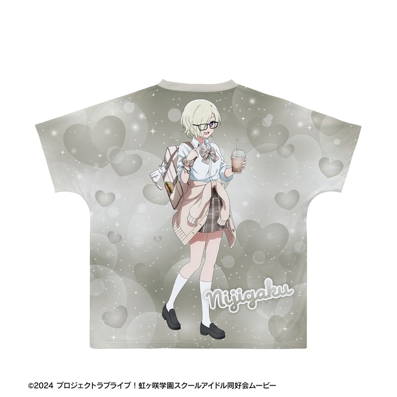 ラブライブ!虹ヶ咲学園スクールアイドル同好会 描き下ろし ミア・テイラー ギャル制服ver. フルグラフィックTシャツユニセックス(サイズ/XXL) 画像 3 | AniSmile