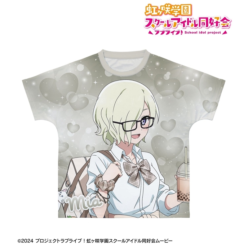 ラブライブ!虹ヶ咲学園スクールアイドル同好会 描き下ろし ミア・テイラー ギャル制服ver. フルグラフィックTシャツユニセックス(サイズ/XL) 画像 2 | AniSmile