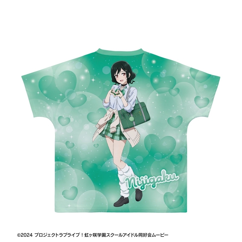 ラブライブ!虹ヶ咲学園スクールアイドル同好会 描き下ろし 三船栞子 ギャル制服ver. フルグラフィックTシャツユニセックス(サイズ/S) 画像 3 | AniSmile