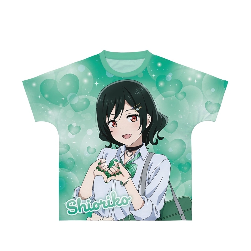 ラブライブ!虹ヶ咲学園スクールアイドル同好会 描き下ろし 三船栞子 ギャル制服ver. フルグラフィックTシャツユニセックス(サイズ/XS) - 公式商品画像 | AniSmile