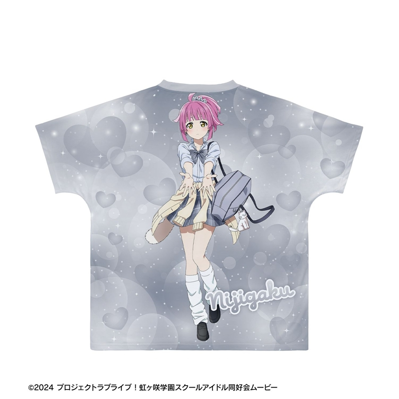 ラブライブ!虹ヶ咲学園スクールアイドル同好会 描き下ろし 天王寺璃奈 ギャル制服ver. フルグラフィックTシャツユニセックス(サイズ/XXL) 画像 3 | AniSmile