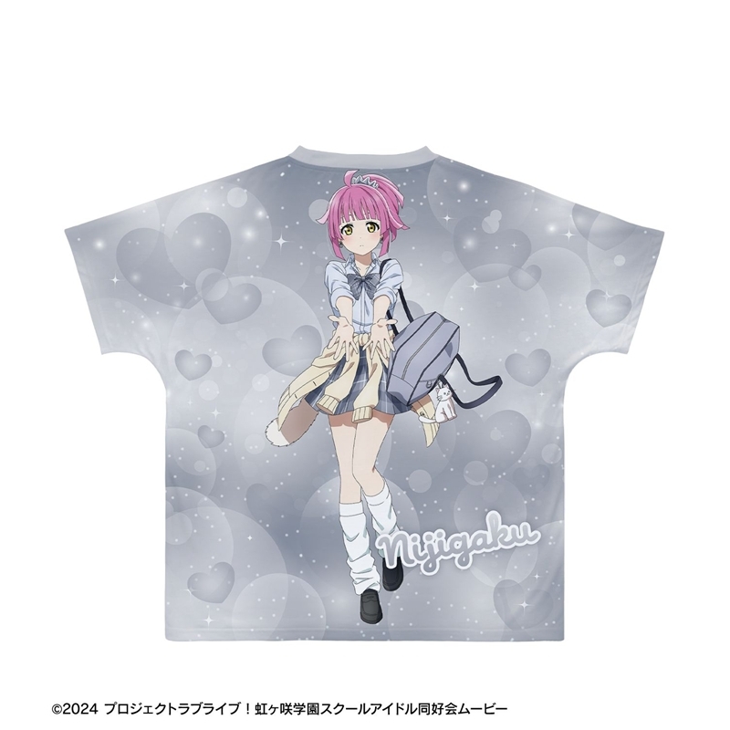 ラブライブ!虹ヶ咲学園スクールアイドル同好会 描き下ろし 天王寺璃奈 ギャル制服ver. フルグラフィックTシャツユニセックス(サイズ/XL) 画像 3 | AniSmile