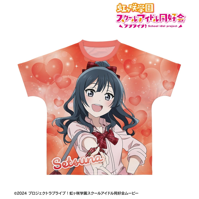 ラブライブ!虹ヶ咲学園スクールアイドル同好会 描き下ろし 優木せつ菜 ギャル制服ver. フルグラフィックTシャツユニセックス(サイズ/XXXL) 画像 2 | AniSmile