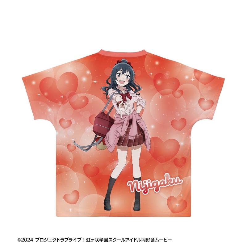 ラブライブ!虹ヶ咲学園スクールアイドル同好会 描き下ろし 優木せつ菜 ギャル制服ver. フルグラフィックTシャツユニセックス(サイズ/L) 画像 3 | AniSmile
