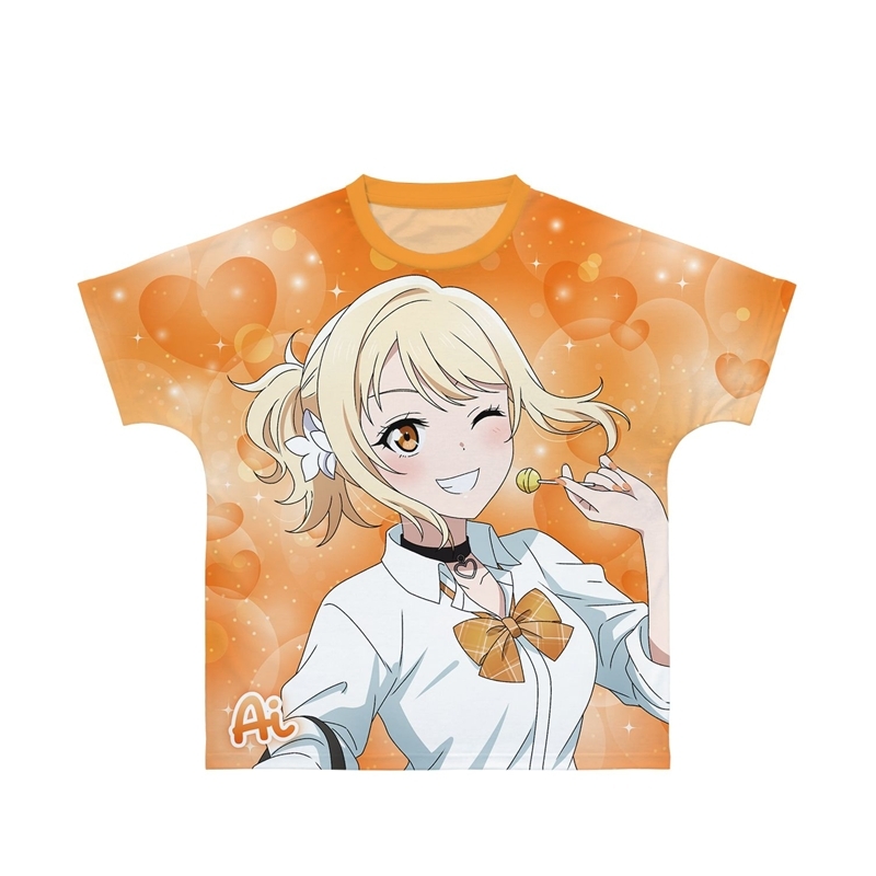 ラブライブ!虹ヶ咲学園スクールアイドル同好会 描き下ろし 宮下 愛 ギャル制服ver. フルグラフィックTシャツユニセックス(サイズ/S) - 公式商品画像 | AniSmile