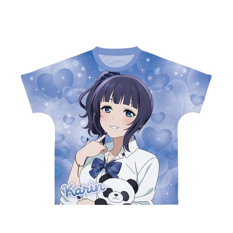 ラブライブ!虹ヶ咲学園スクールアイドル同好会 描き下ろし 朝香果林 ギャル制服ver. フルグラフィックTシャツユニセックス(サイズ/S) - 公式商品画像 | AniSmile