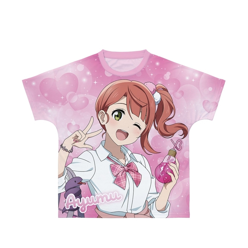 ラブライブ!虹ヶ咲学園スクールアイドル同好会 描き下ろし 上原歩夢 ギャル制服ver. フルグラフィックTシャツユニセックス(サイズ/L) - 公式商品画像 | AniSmile