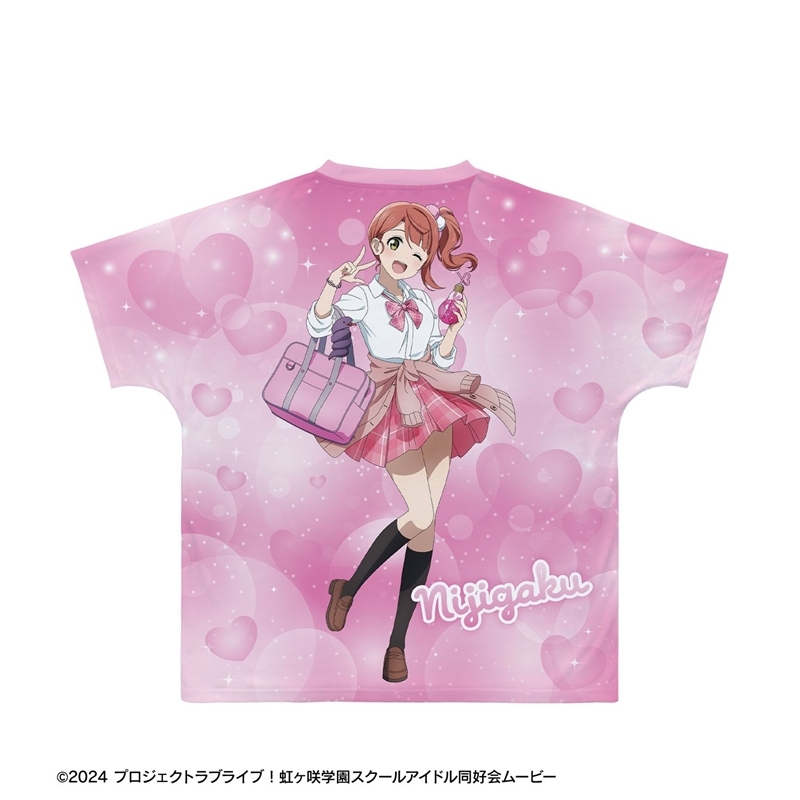 ラブライブ!虹ヶ咲学園スクールアイドル同好会 描き下ろし 上原歩夢 ギャル制服ver. フルグラフィックTシャツユニセックス(サイズ/S) 画像 3 | AniSmile
