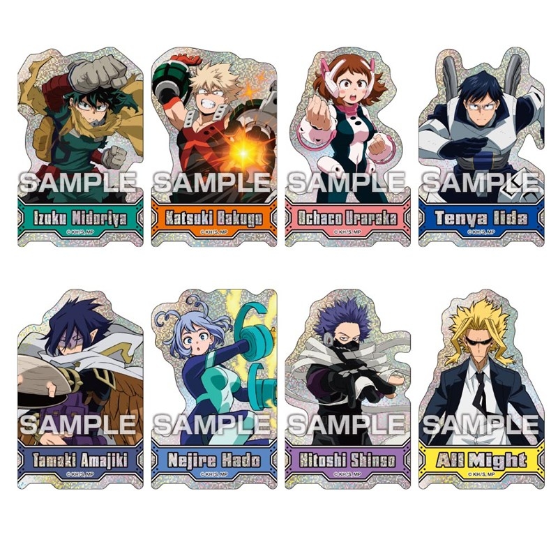 アニメ『僕のヒーローアカデミア』 キャラカットステッカーガム 画像 2 | AniSmile