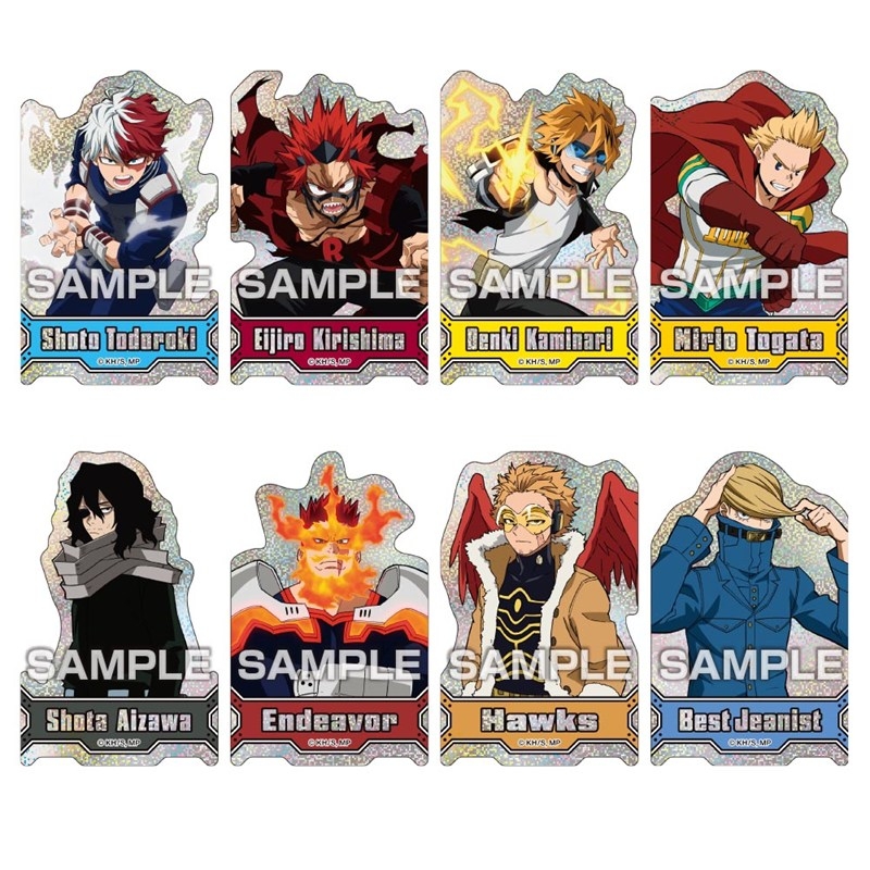 アニメ『僕のヒーローアカデミア』 キャラカットステッカーガム 画像 3 | AniSmile