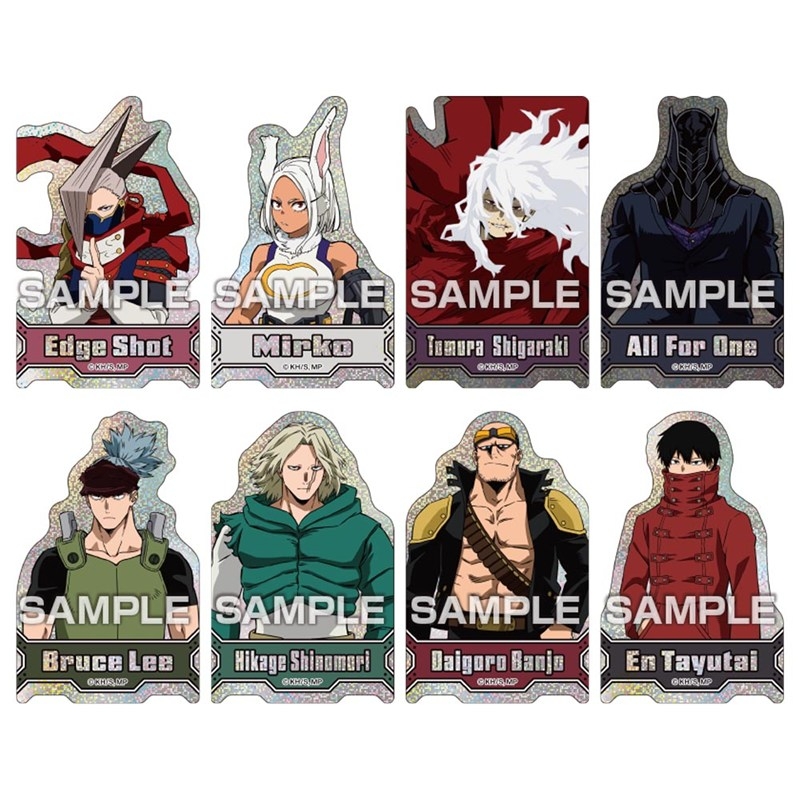 アニメ『僕のヒーローアカデミア』 キャラカットステッカーガム 画像 4 | AniSmile