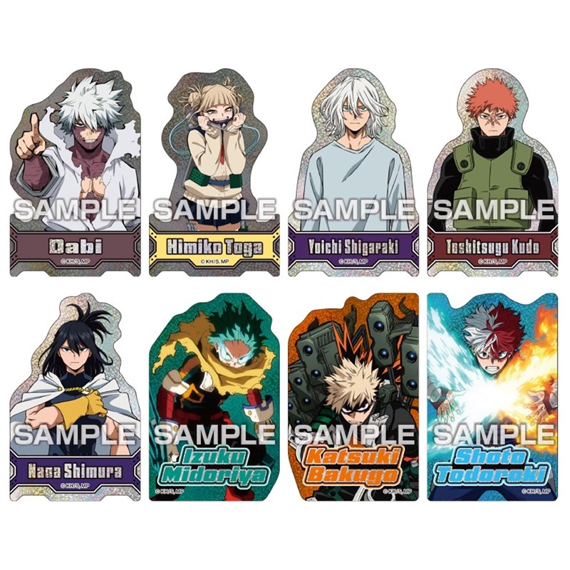 アニメ『僕のヒーローアカデミア』 キャラカットステッカーガム 画像 5 | AniSmile