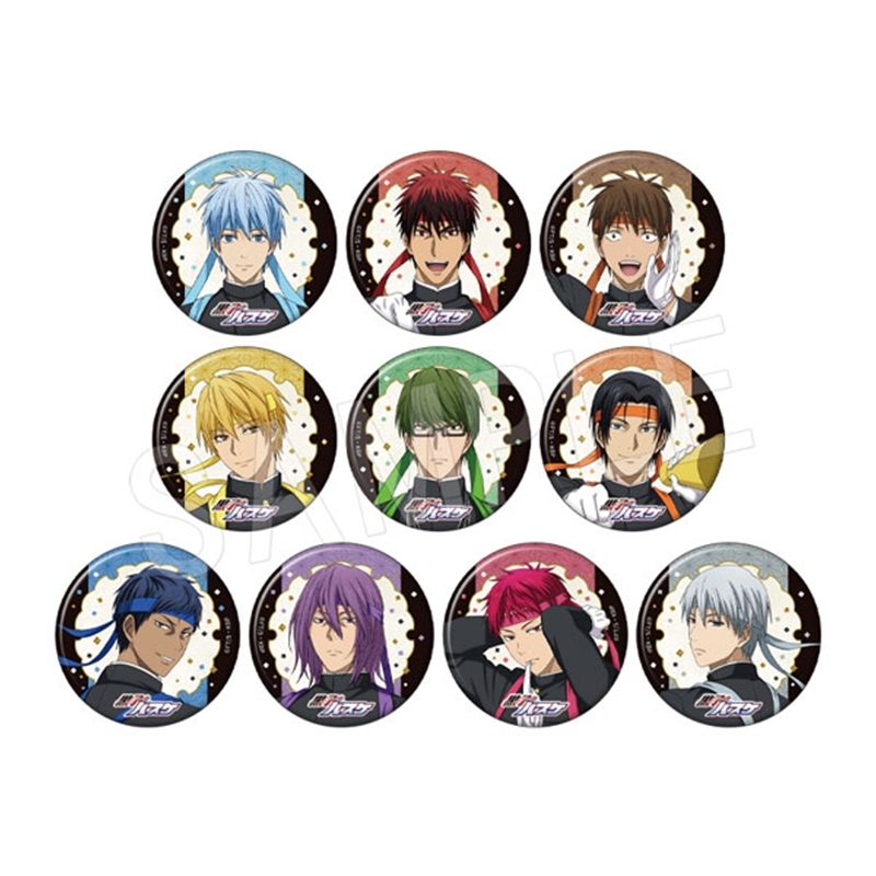 黒子のバスケ トレーディング缶バッジ 応援団ver. 1pcs - 公式商品画像 | AniSmile